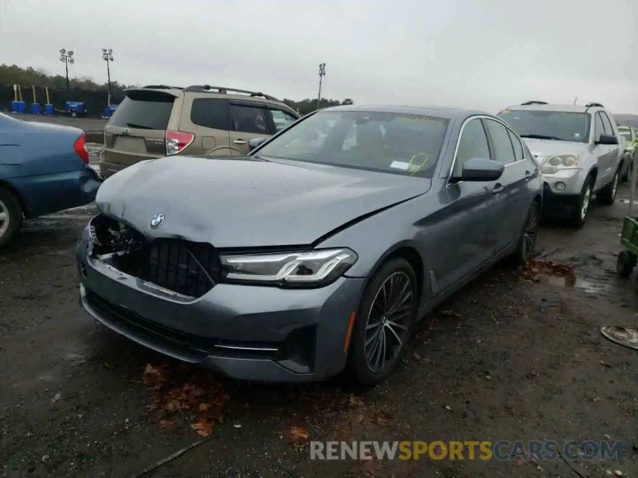 2 Photograph of a damaged car WBA13BJ0XMWX30827 BMW 5 SERIES 2021