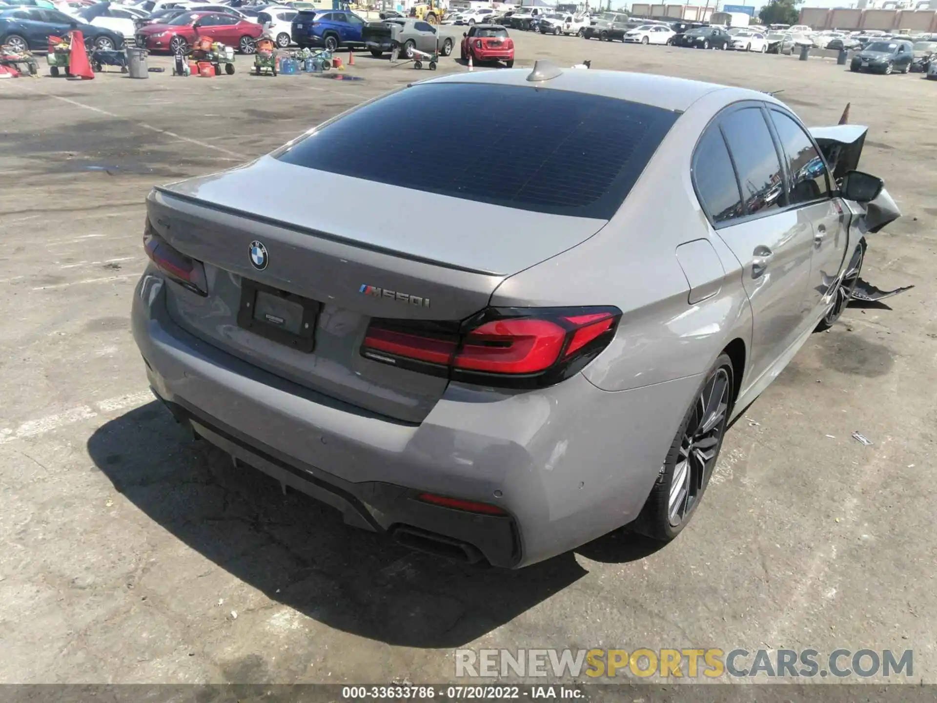 4 Photograph of a damaged car WBA13BK09MCF93639 BMW 5 SERIES 2021