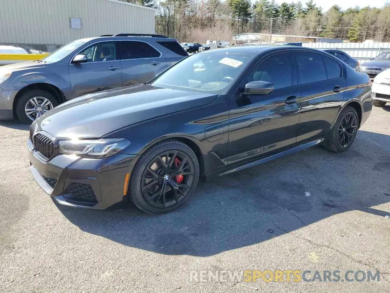1 Photograph of a damaged car WBA33AG09MCF93586 BMW 5 SERIES 2021