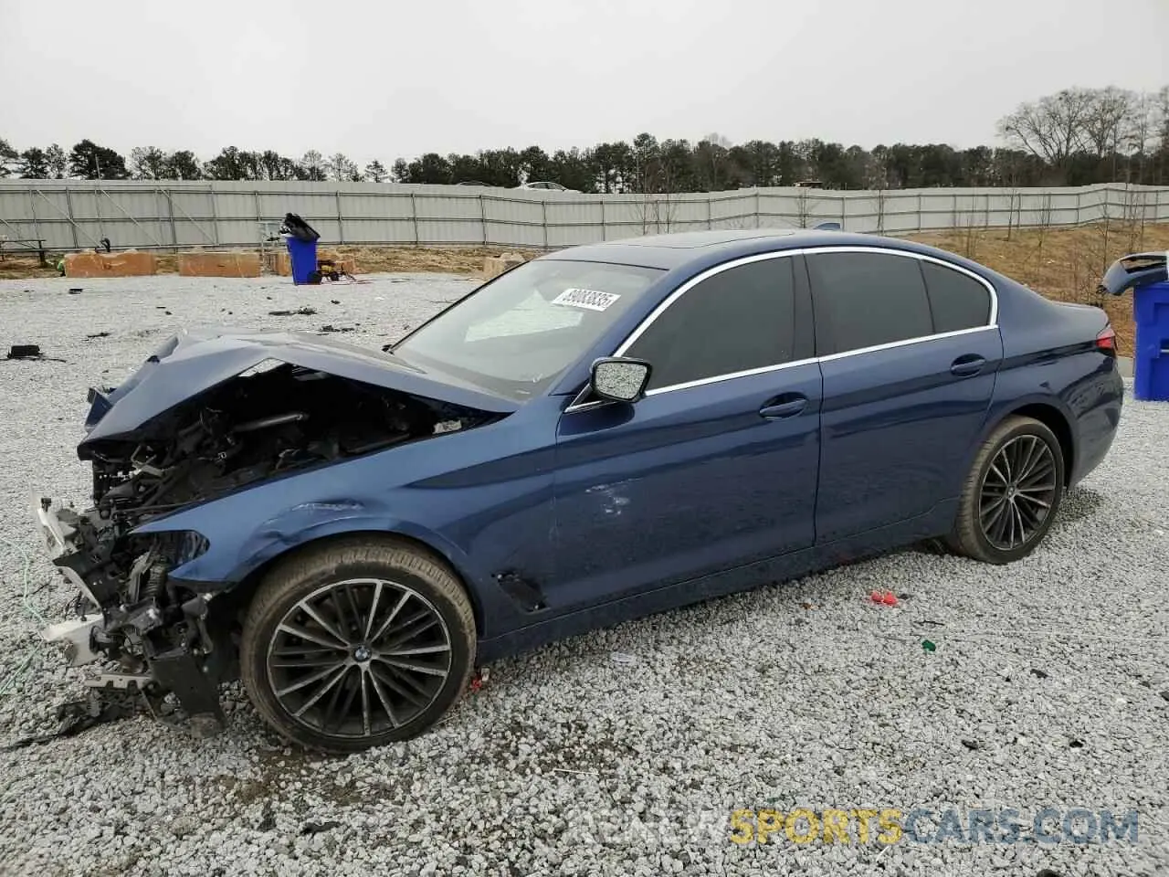 1 Photograph of a damaged car WBA53BH00MCF15209 BMW 5 SERIES 2021
