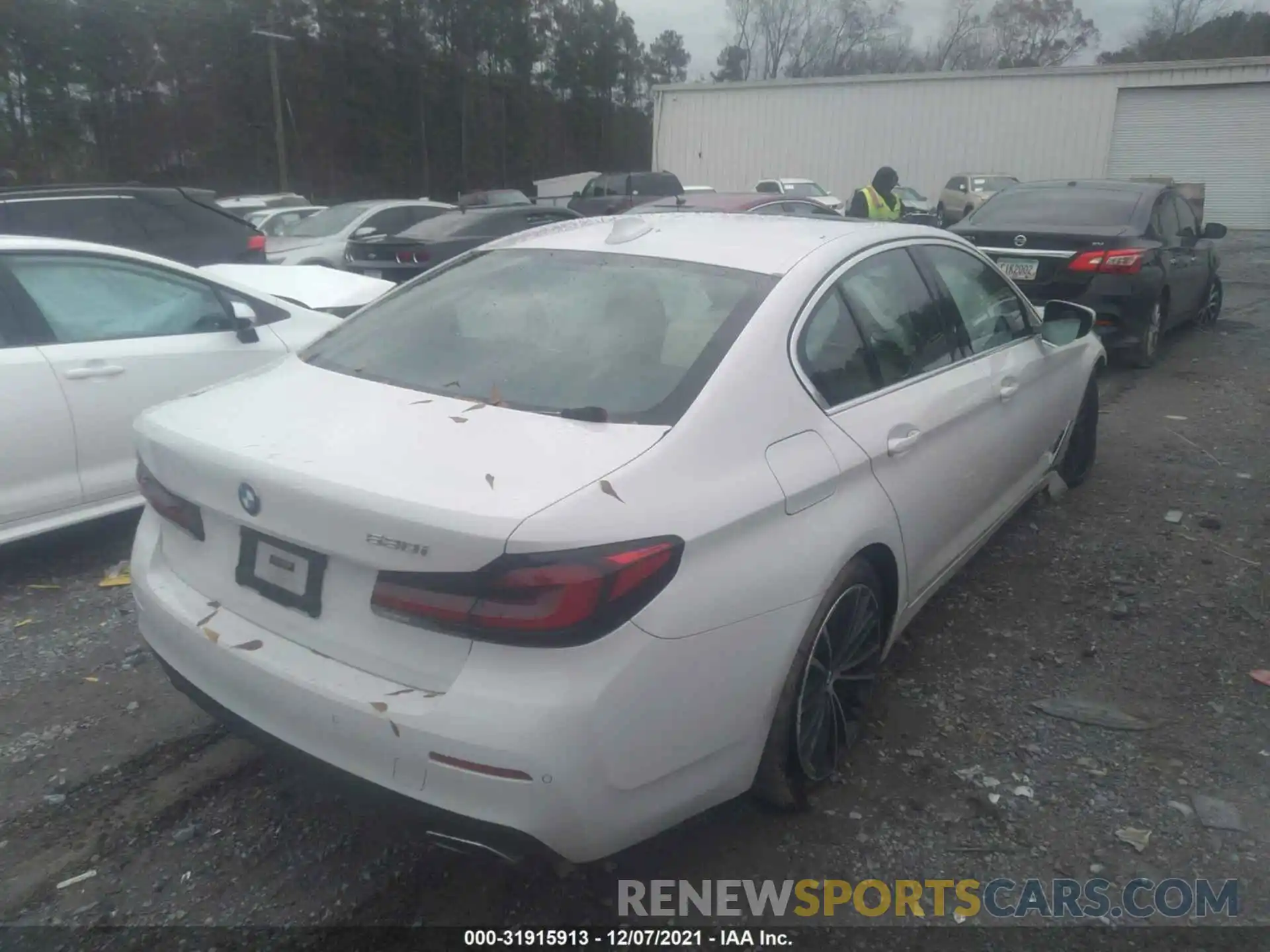 4 Photograph of a damaged car WBA53BH00MWX16488 BMW 5 SERIES 2021