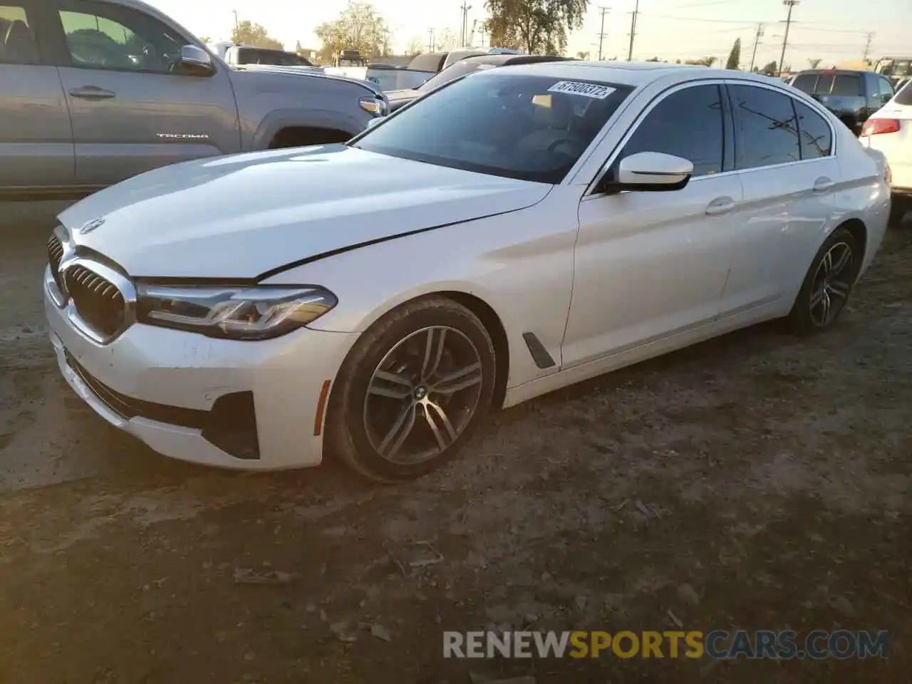 1 Photograph of a damaged car WBA53BH01MWX27354 BMW 5 SERIES 2021