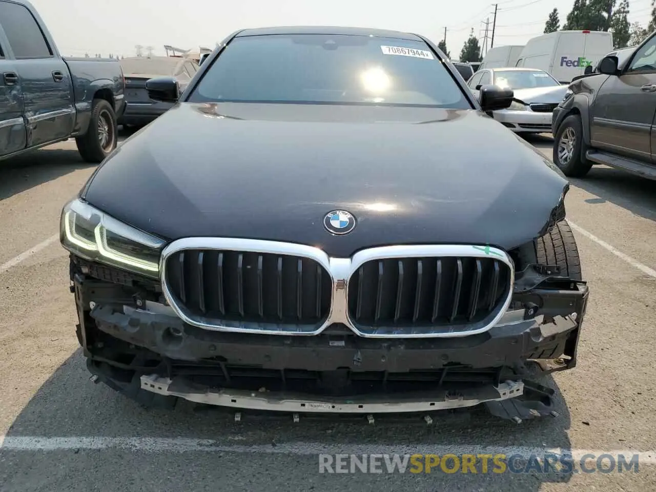 5 Photograph of a damaged car WBA53BH03MCF62914 BMW 5 SERIES 2021