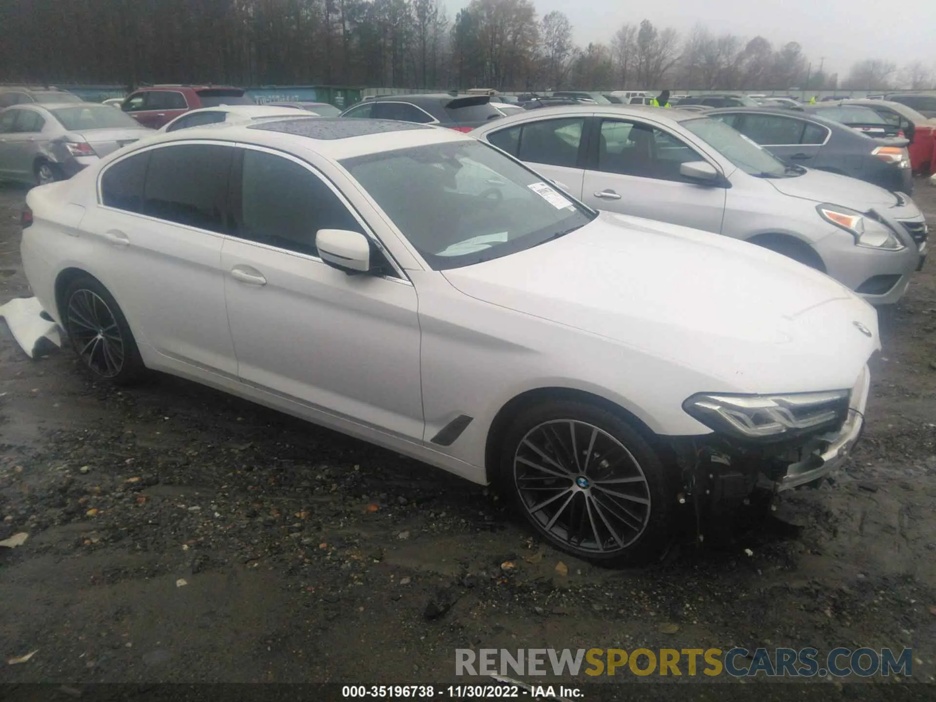 1 Photograph of a damaged car WBA53BH04MCG05916 BMW 5 SERIES 2021