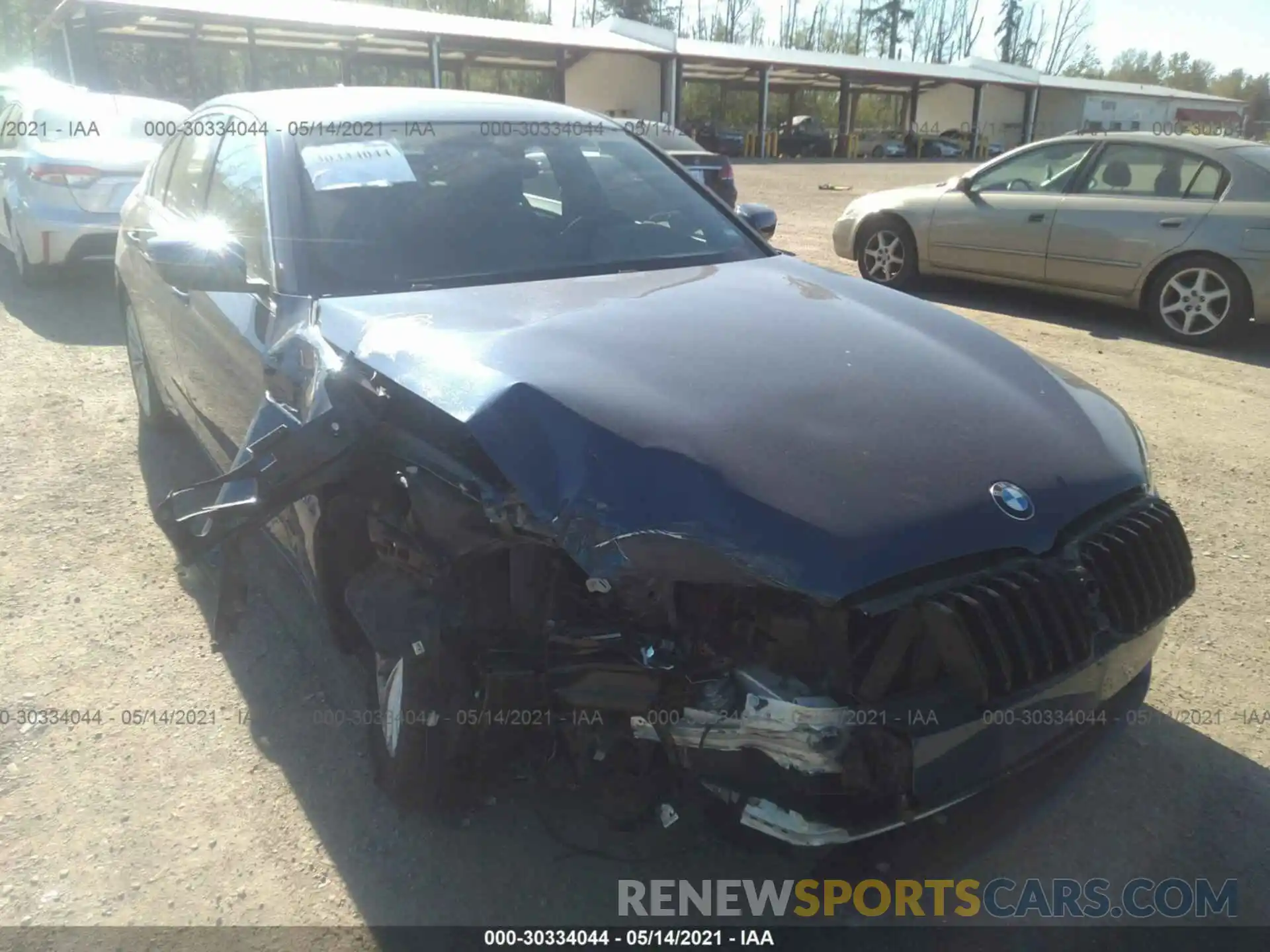 1 Photograph of a damaged car WBA53BH04MWW96911 BMW 5 SERIES 2021