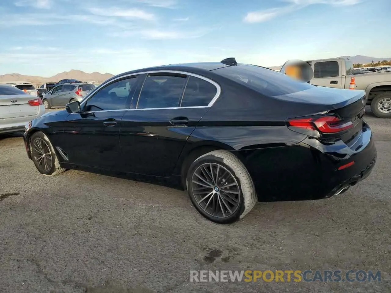 2 Photograph of a damaged car WBA53BH04MWX16753 BMW 5 SERIES 2021