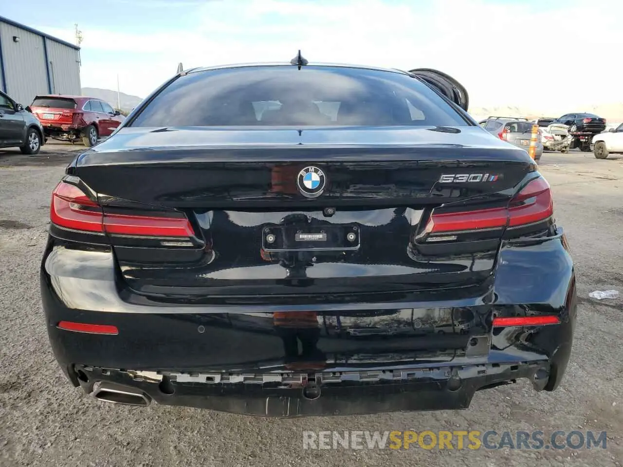 6 Photograph of a damaged car WBA53BH04MWX16753 BMW 5 SERIES 2021