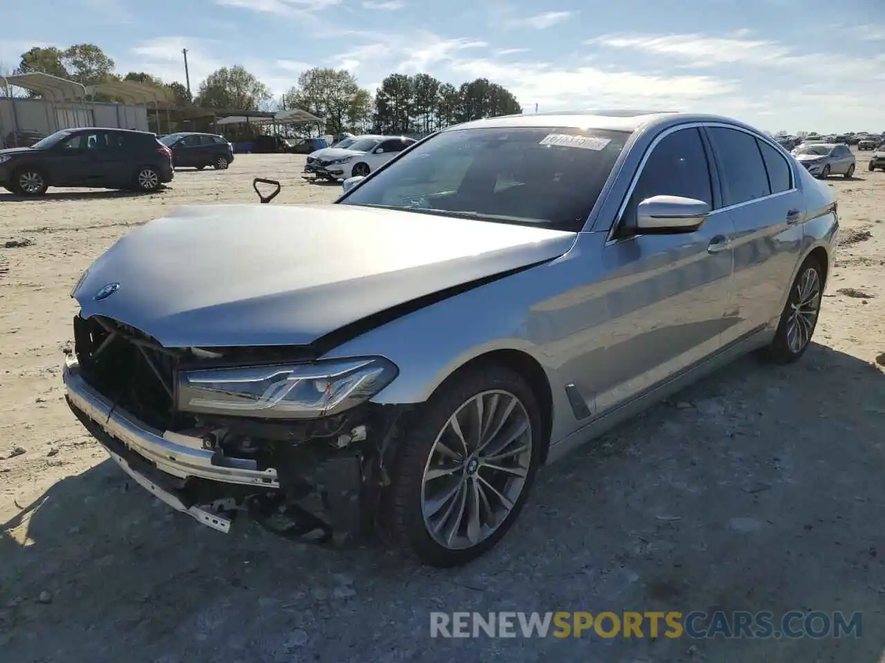 1 Photograph of a damaged car WBA53BH05MCG10106 BMW 5 SERIES 2021