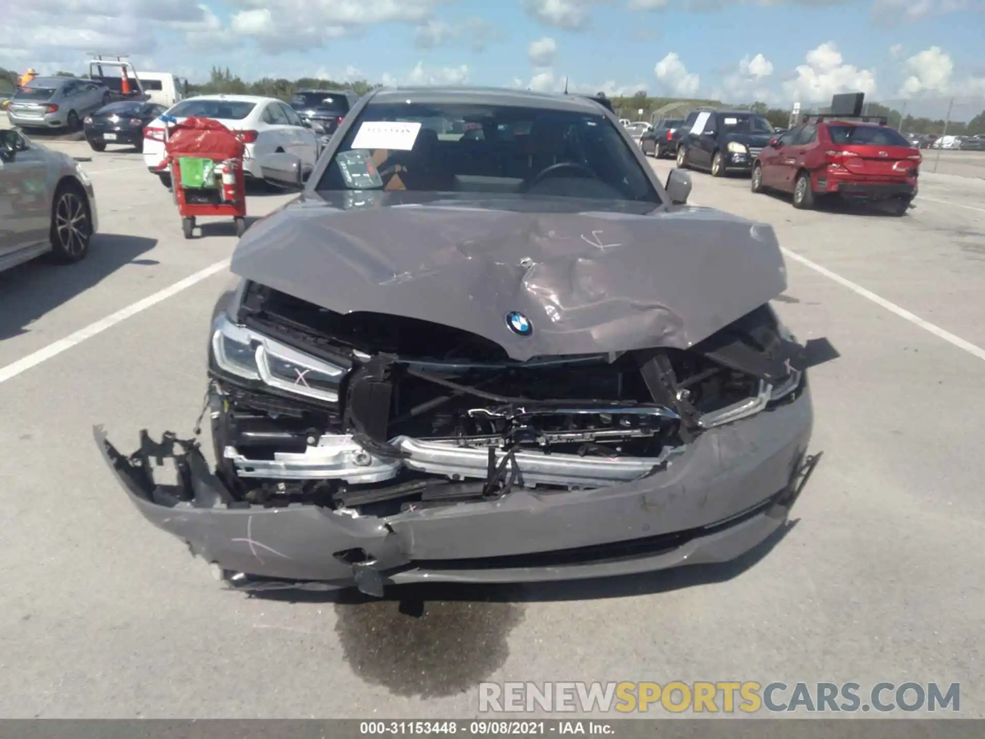 6 Photograph of a damaged car WBA53BH06MWX13014 BMW 5 SERIES 2021