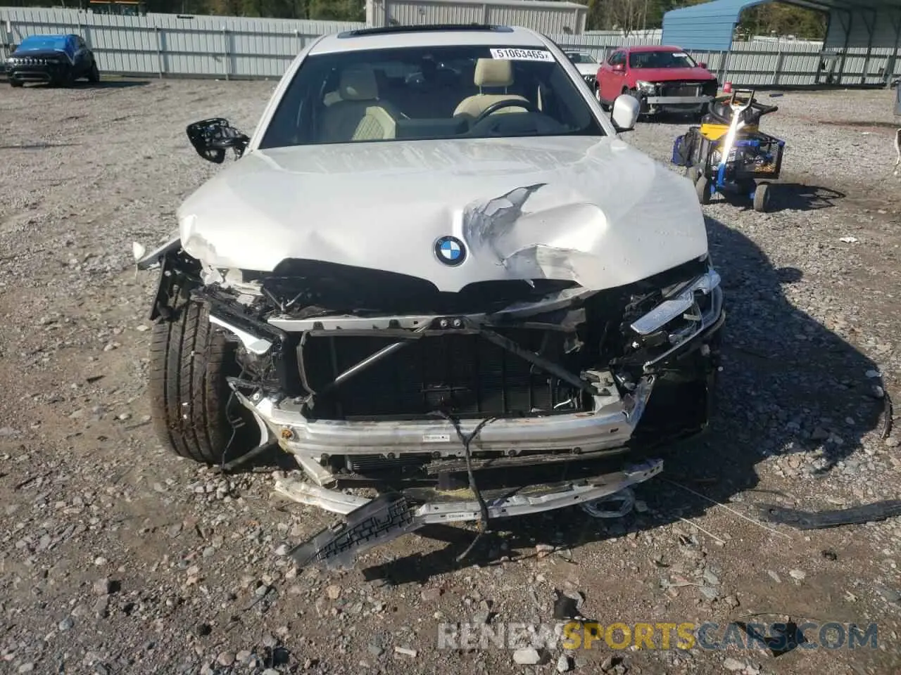 5 Photograph of a damaged car WBA53BH07MCF83748 BMW 5 SERIES 2021