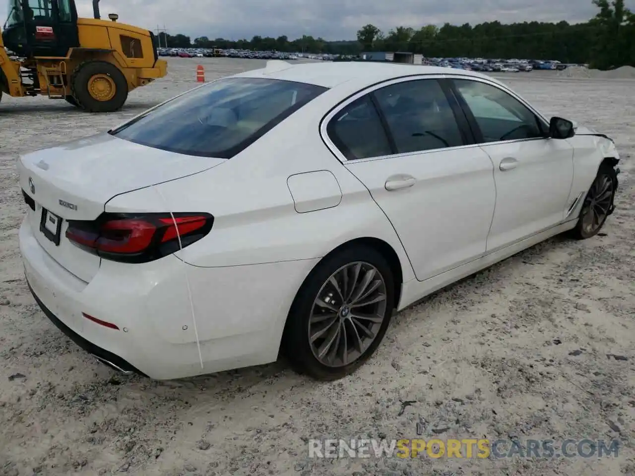 4 Photograph of a damaged car WBA53BH07MWW93792 BMW 5 SERIES 2021