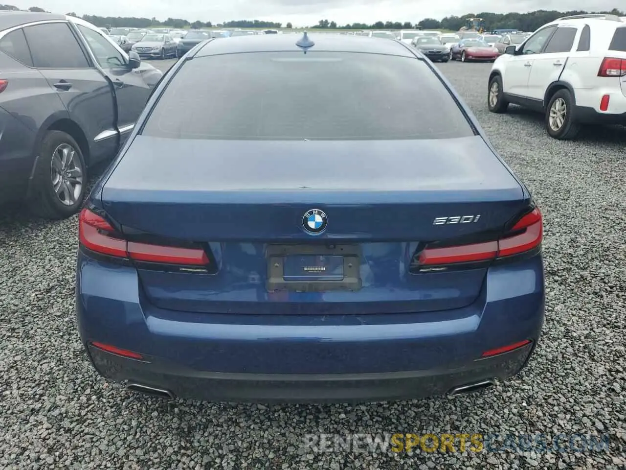 6 Photograph of a damaged car WBA53BH08MCF09772 BMW 5 SERIES 2021