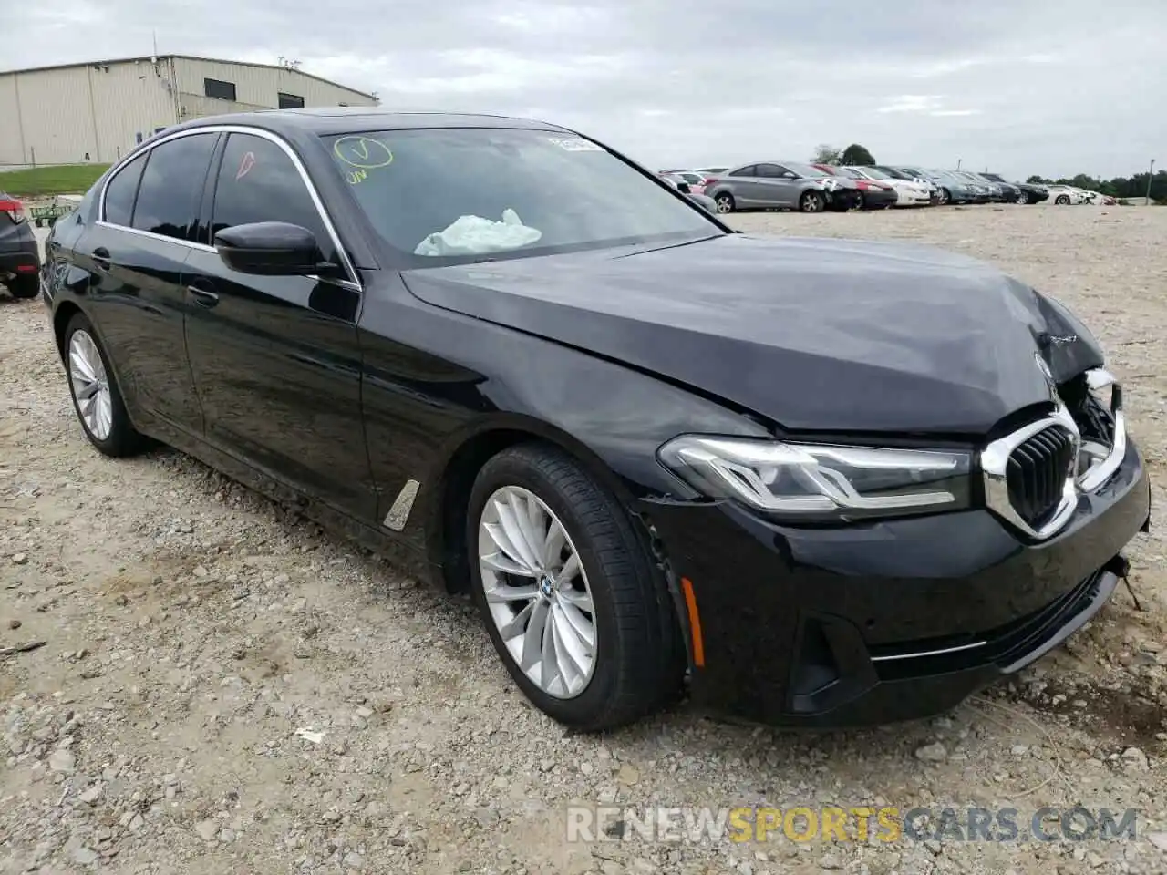 1 Photograph of a damaged car WBA53BH08MWX01186 BMW 5 SERIES 2021