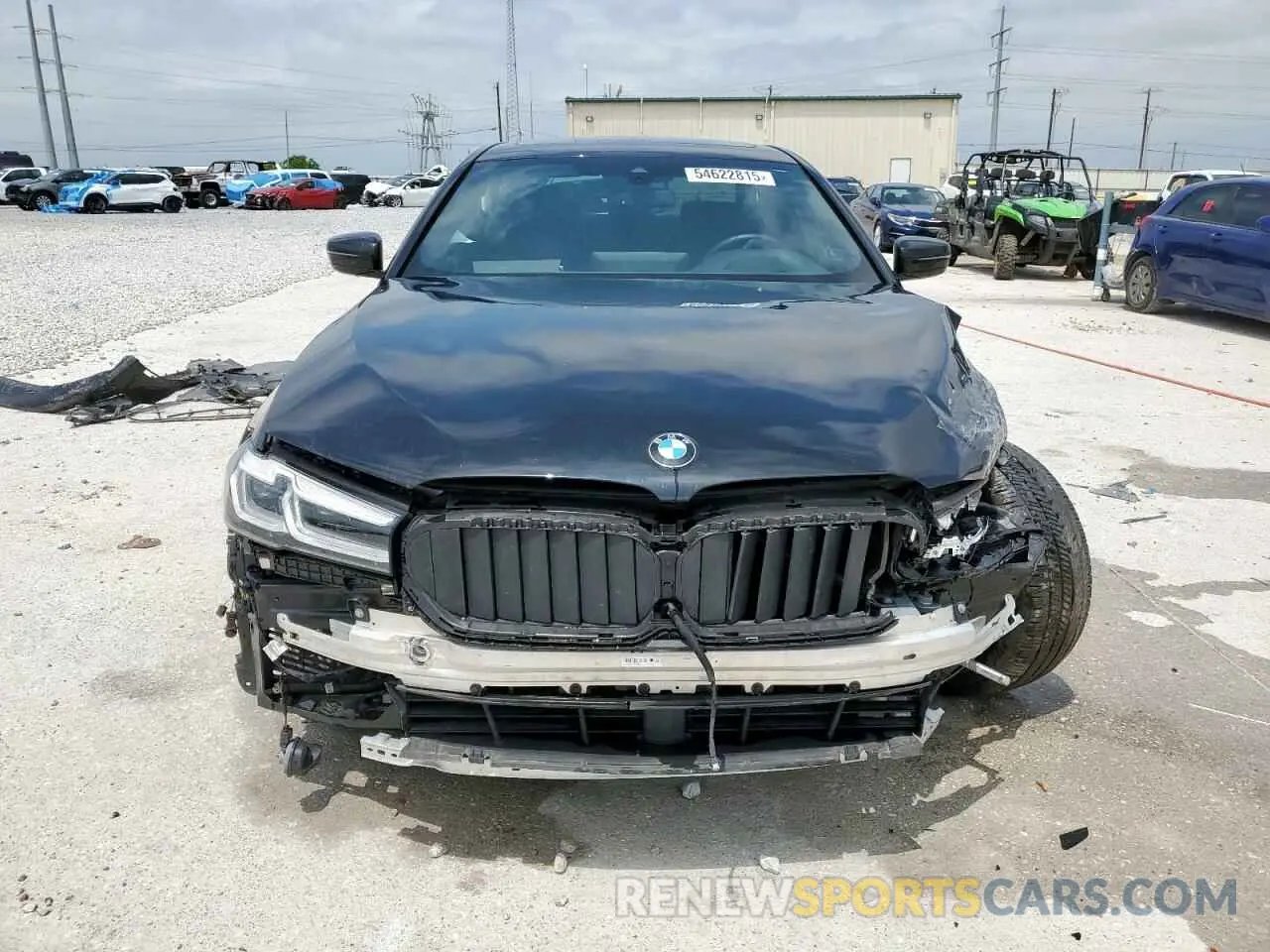5 Photograph of a damaged car WBA53BH09MWX00757 BMW 5 SERIES 2021
