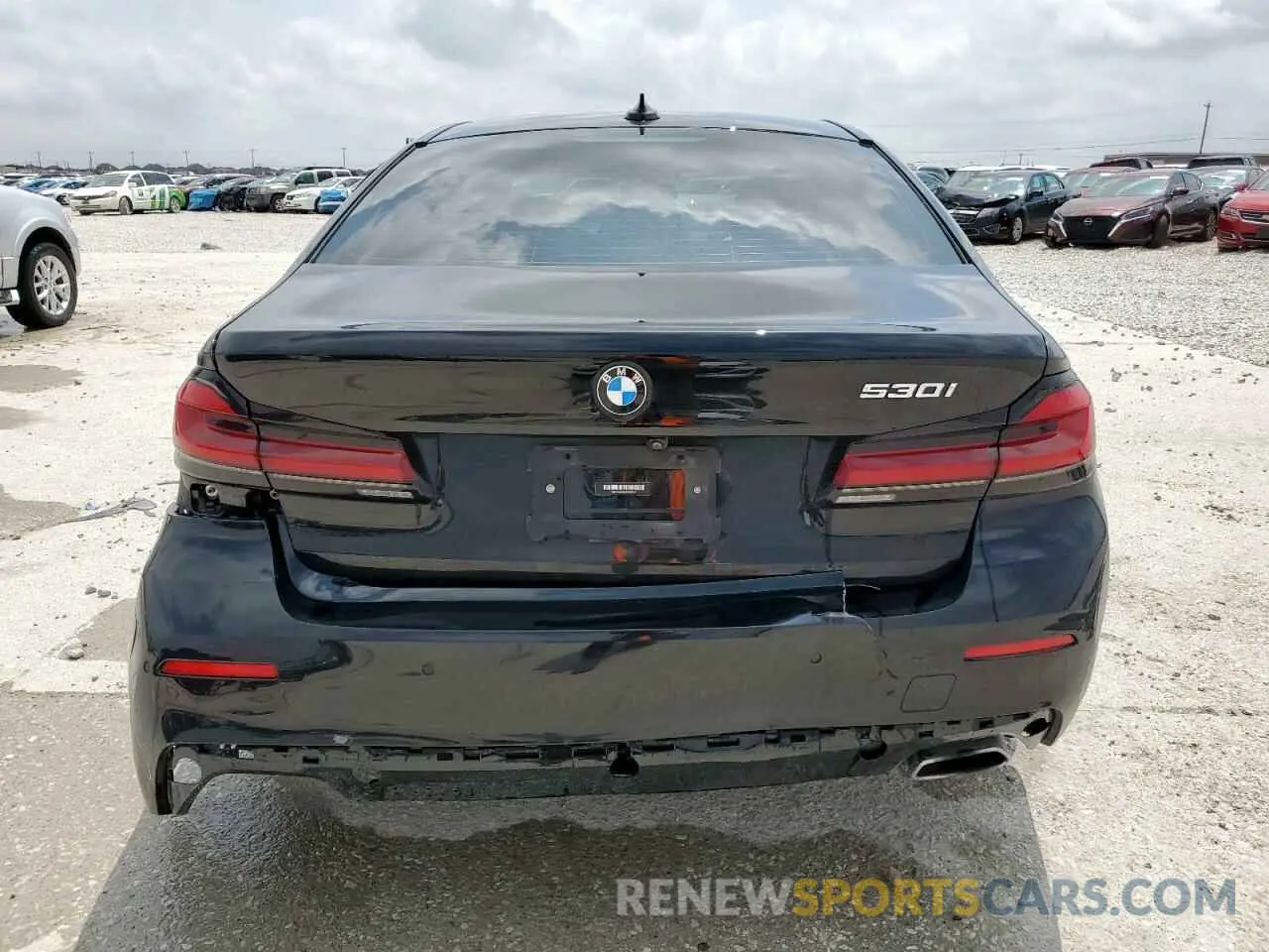 6 Photograph of a damaged car WBA53BH09MWX00757 BMW 5 SERIES 2021