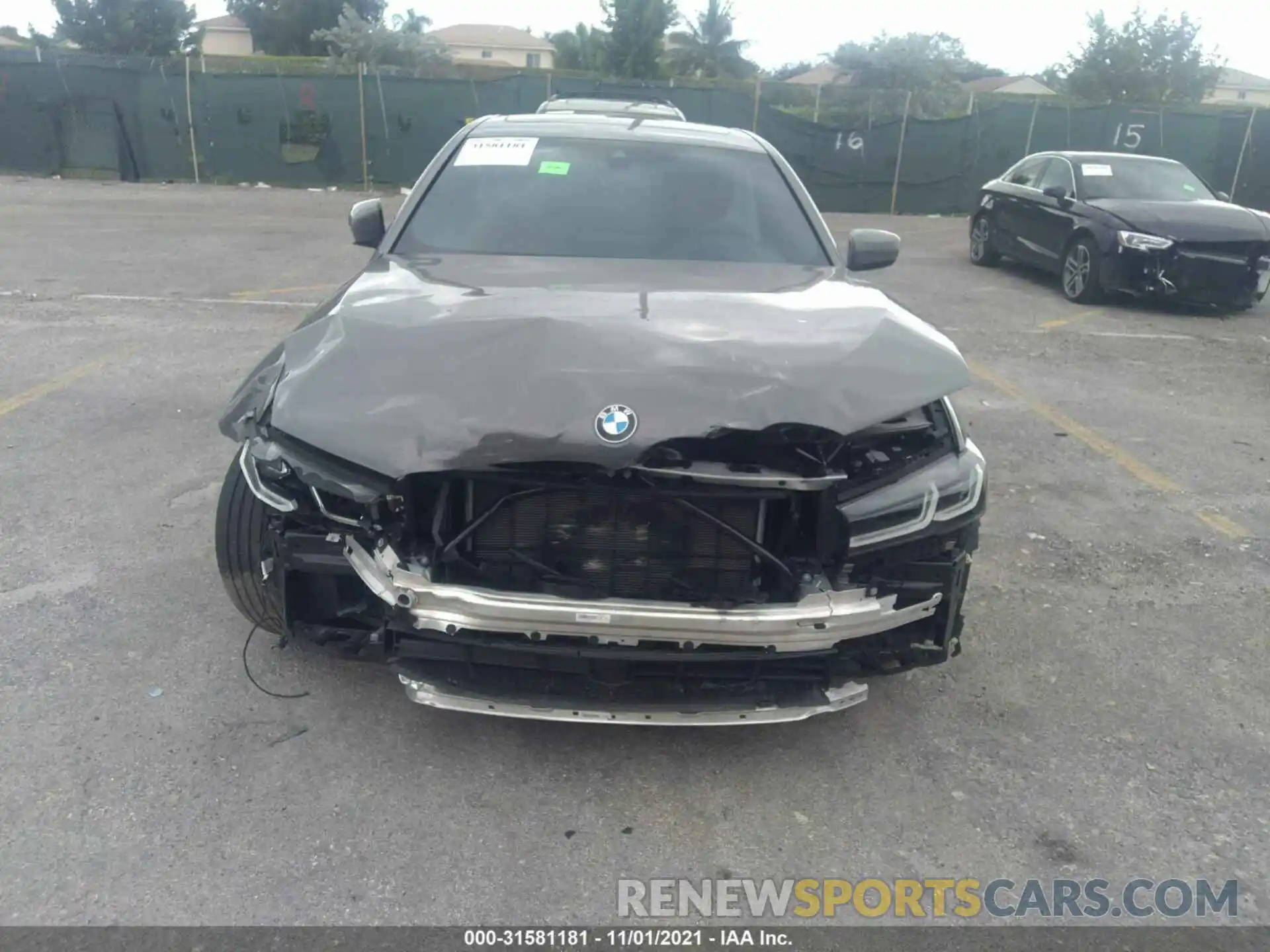 6 Photograph of a damaged car WBA53BH09MWX26968 BMW 5 SERIES 2021