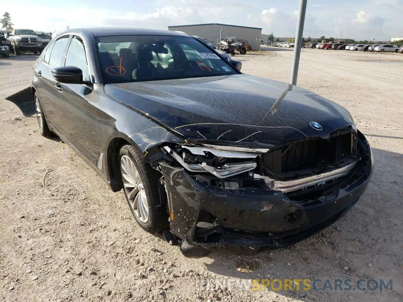 1 Photograph of a damaged car WBA53BH0XMCG91703 BMW 5 SERIES 2021