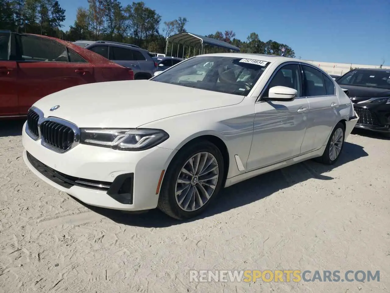 1 Photograph of a damaged car WBA53BH0XMWW97741 BMW 5 SERIES 2021
