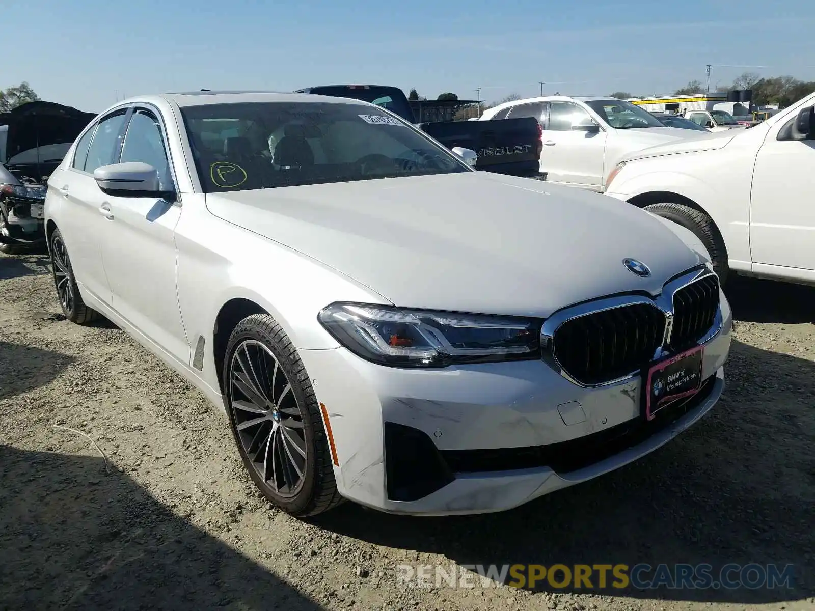 1 Photograph of a damaged car WBA53BJ02MCF26089 BMW 5 SERIES 2021