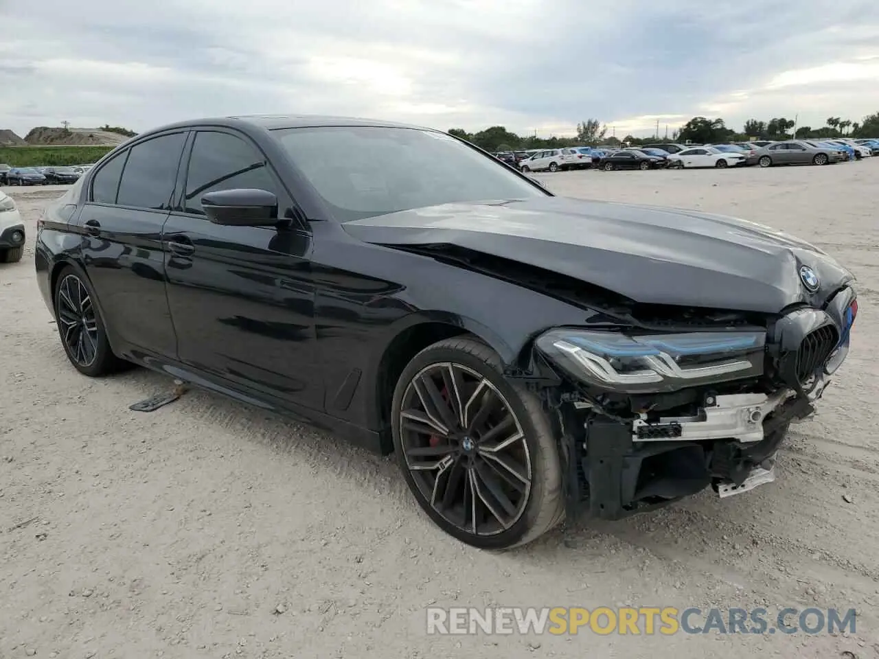 4 Photograph of a damaged car WBA53BJ02MCG07383 BMW 5 SERIES 2021