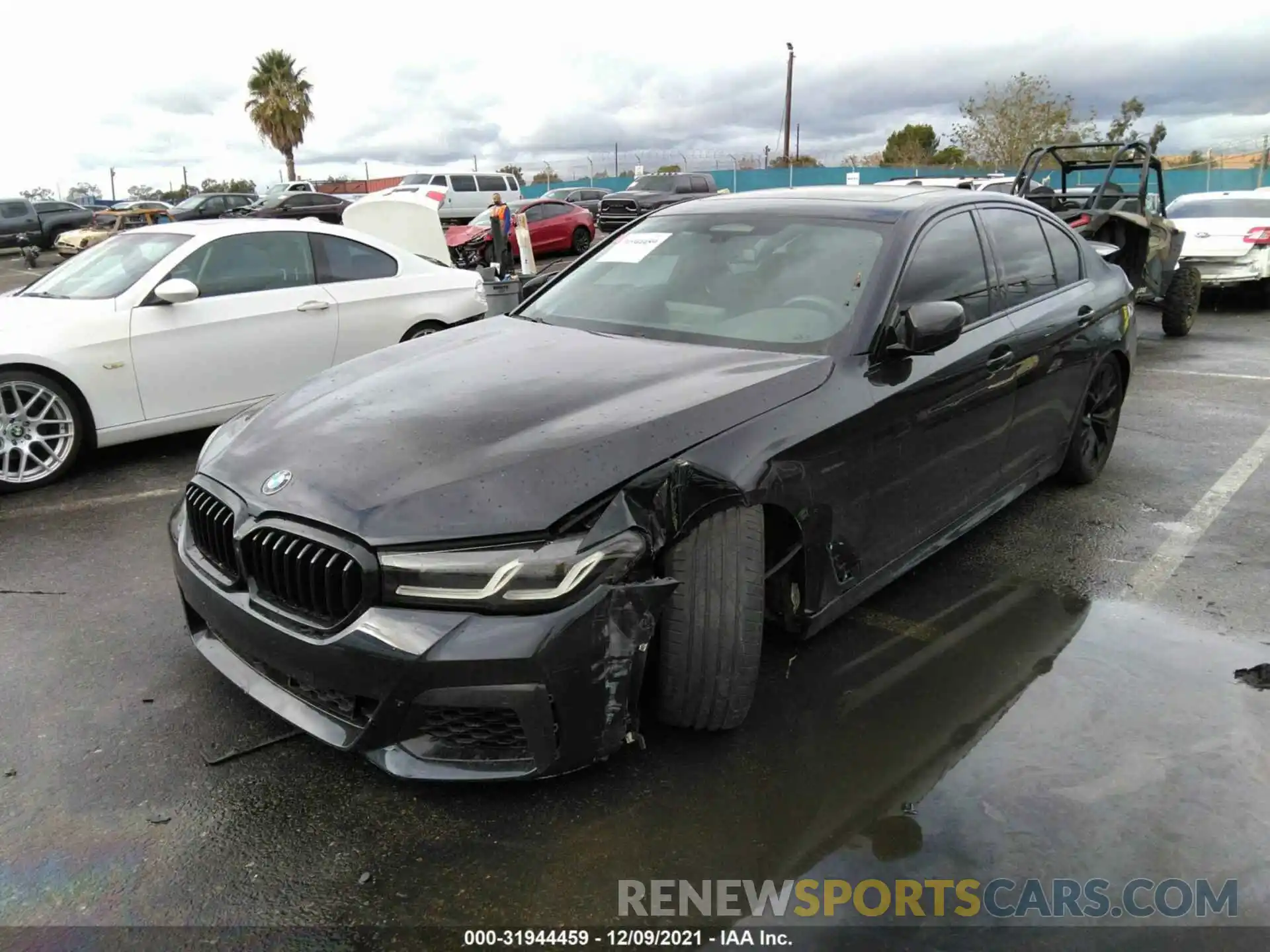 2 Photograph of a damaged car WBA53BJ02MWW91457 BMW 5 SERIES 2021