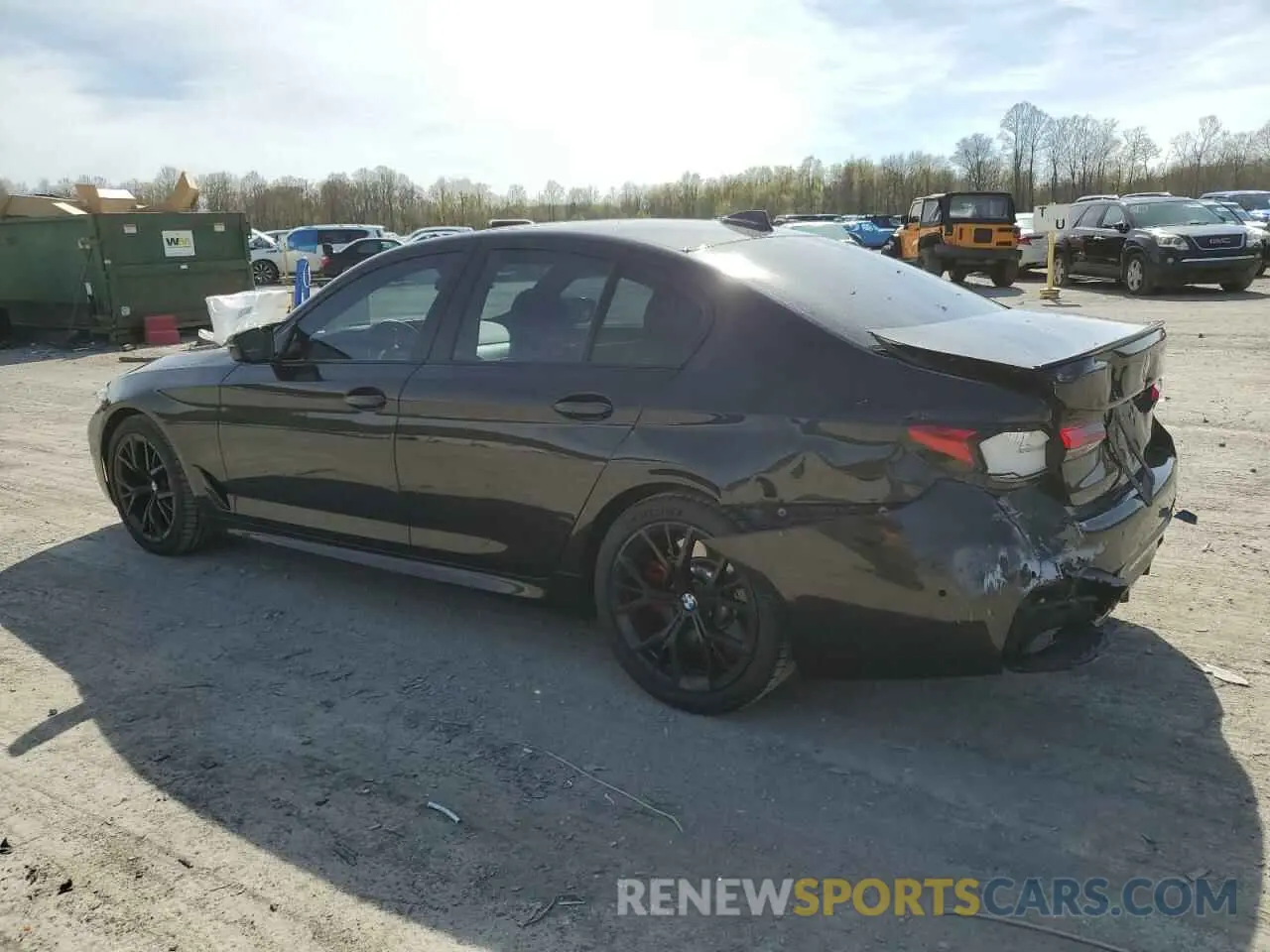 2 Photograph of a damaged car WBA53BJ03MCF79416 BMW 5 SERIES 2021