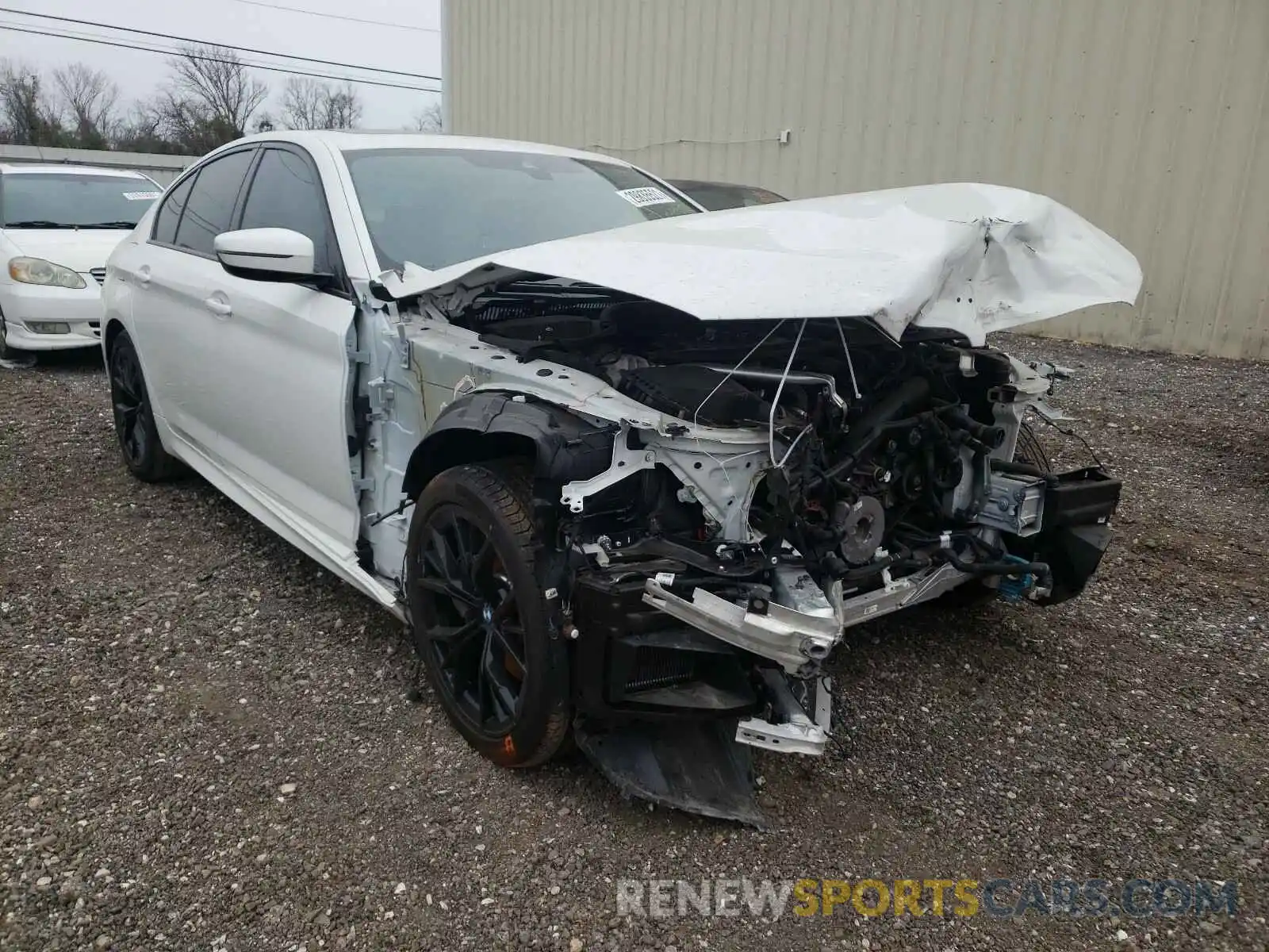 1 Photograph of a damaged car WBA53BJ04MCE77171 BMW 5 SERIES 2021