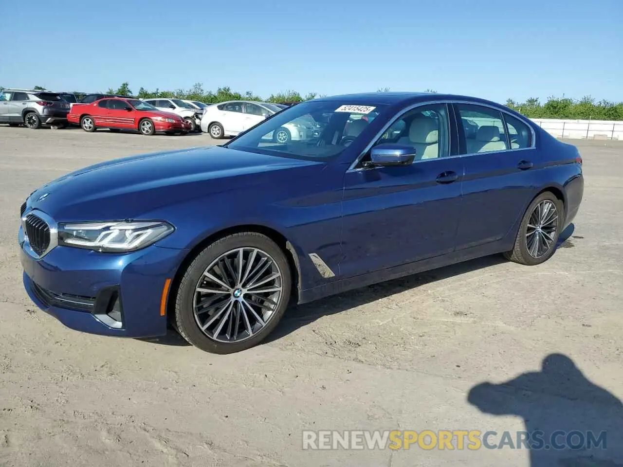 1 Photograph of a damaged car WBA53BJ05MWX16285 BMW 5 SERIES 2021