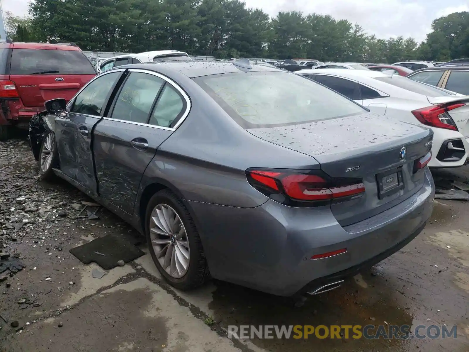 3 Photograph of a damaged car WBA73BJ03MWW98247 BMW 5 SERIES 2021