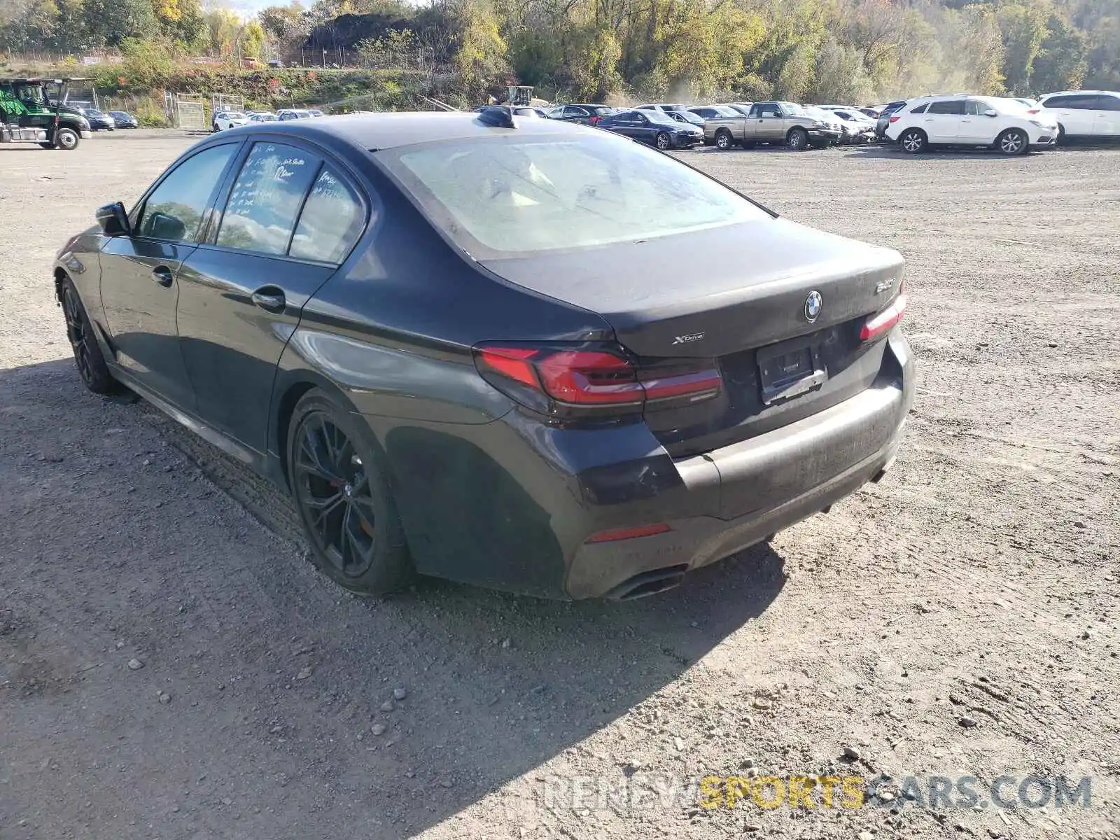 3 Photograph of a damaged car WBA73BJ04MCF44439 BMW 5 SERIES 2021