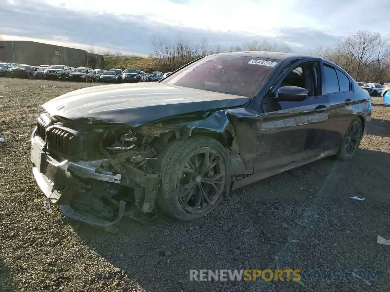 1 Photograph of a damaged car WBA73BJ05MWW92059 BMW 5 SERIES 2021
