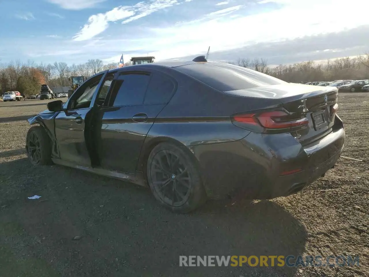 2 Photograph of a damaged car WBA73BJ05MWW92059 BMW 5 SERIES 2021