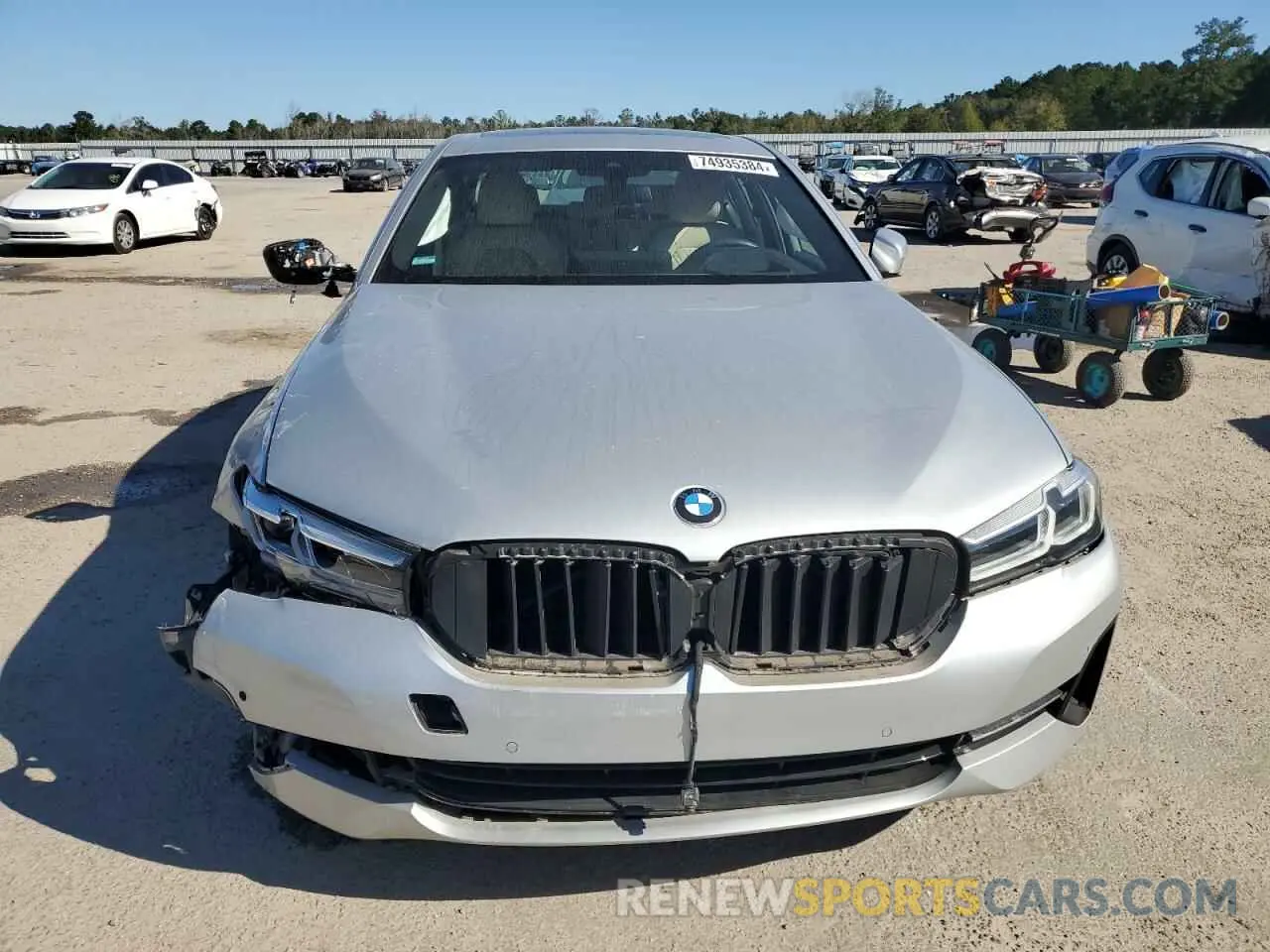 5 Photograph of a damaged car WBA73BJ09MCF61026 BMW 5 SERIES 2021