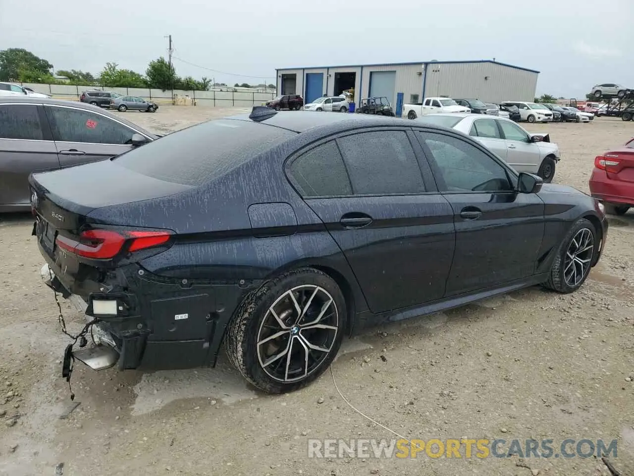 3 Photograph of a damaged car WBA73BJ09MCH01737 BMW 5 SERIES 2021
