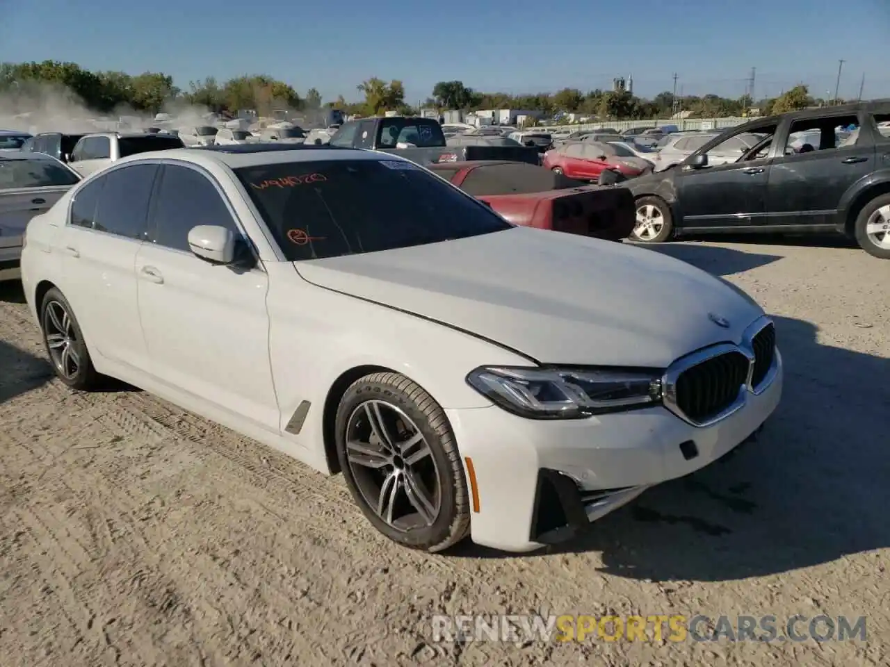 1 Photograph of a damaged car WBA73BJ0XMWW94020 BMW 5 SERIES 2021