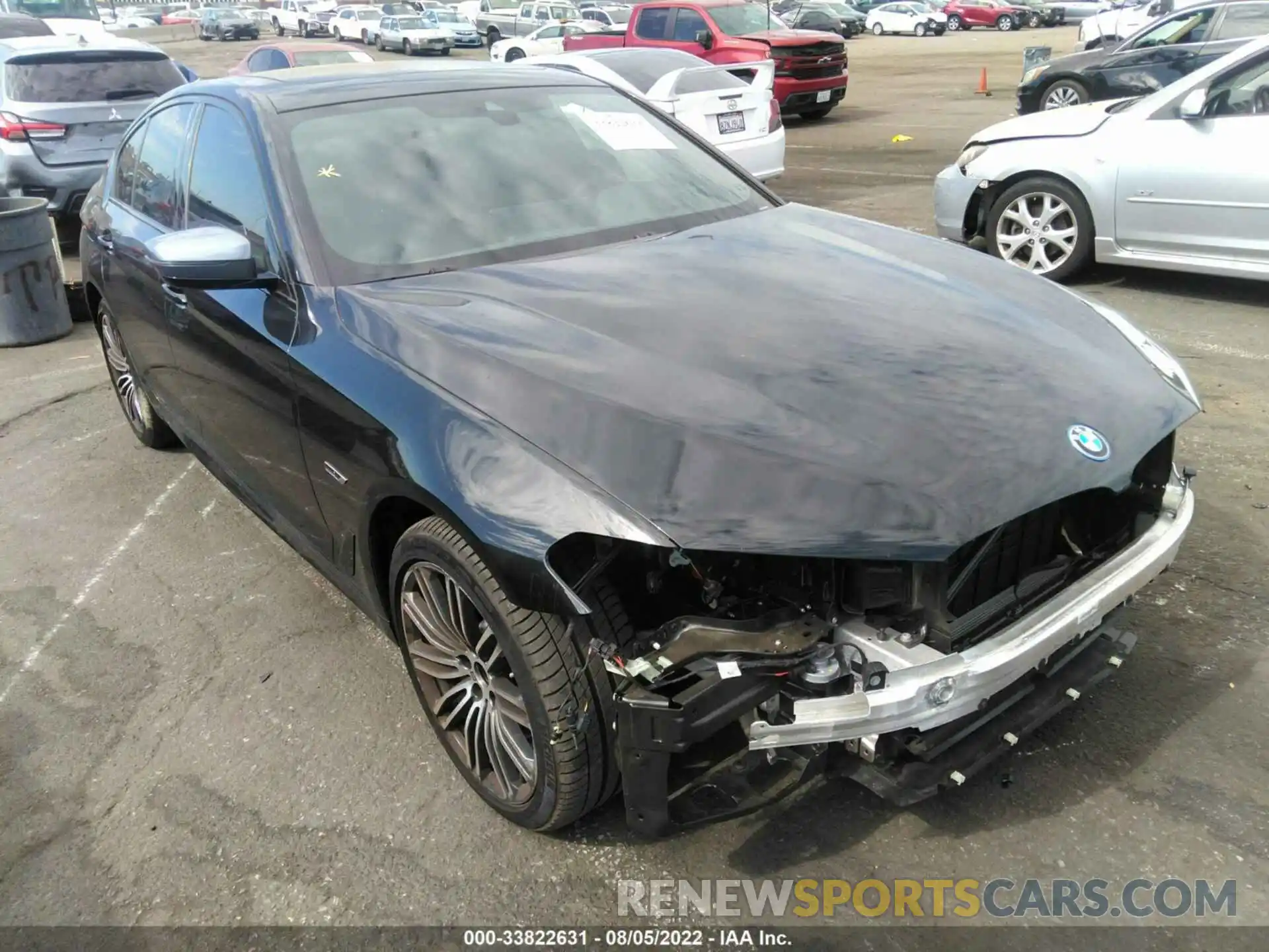 1 Photograph of a damaged car WBA13AG08NCK12042 BMW 5 SERIES 2022