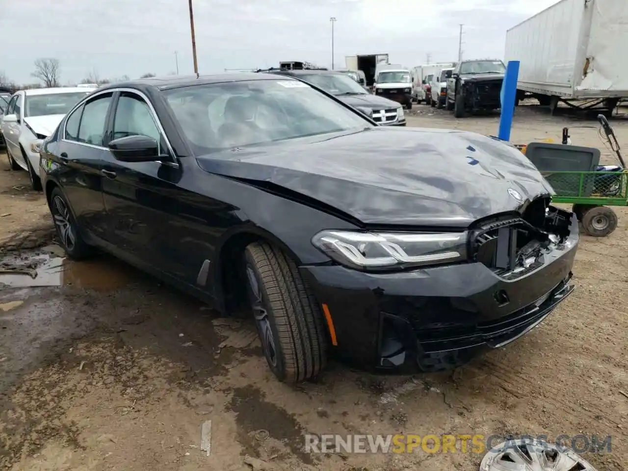 1 Photograph of a damaged car WBA13BJ03NCK21763 BMW 5 SERIES 2022