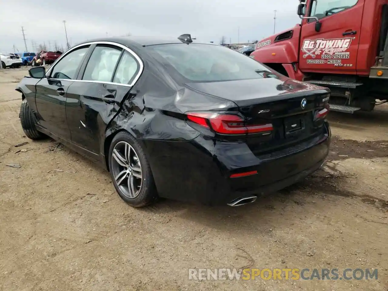 3 Photograph of a damaged car WBA13BJ03NCK21763 BMW 5 SERIES 2022