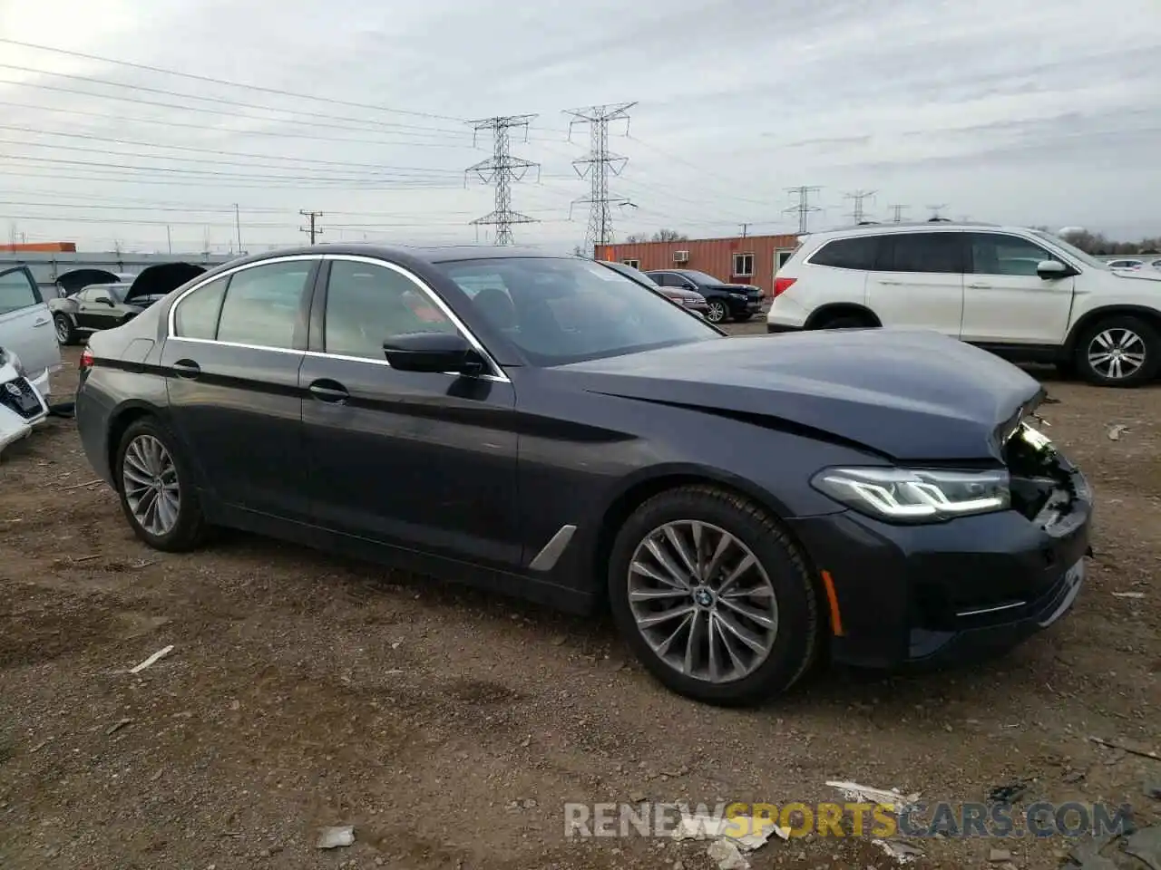 4 Photograph of a damaged car WBA13BJ0XNWX76336 BMW 5 SERIES 2022