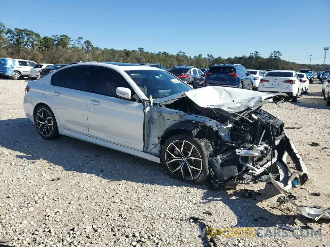 4 Photograph of a damaged car WBA53BH00NWX39478 BMW 5 SERIES 2022