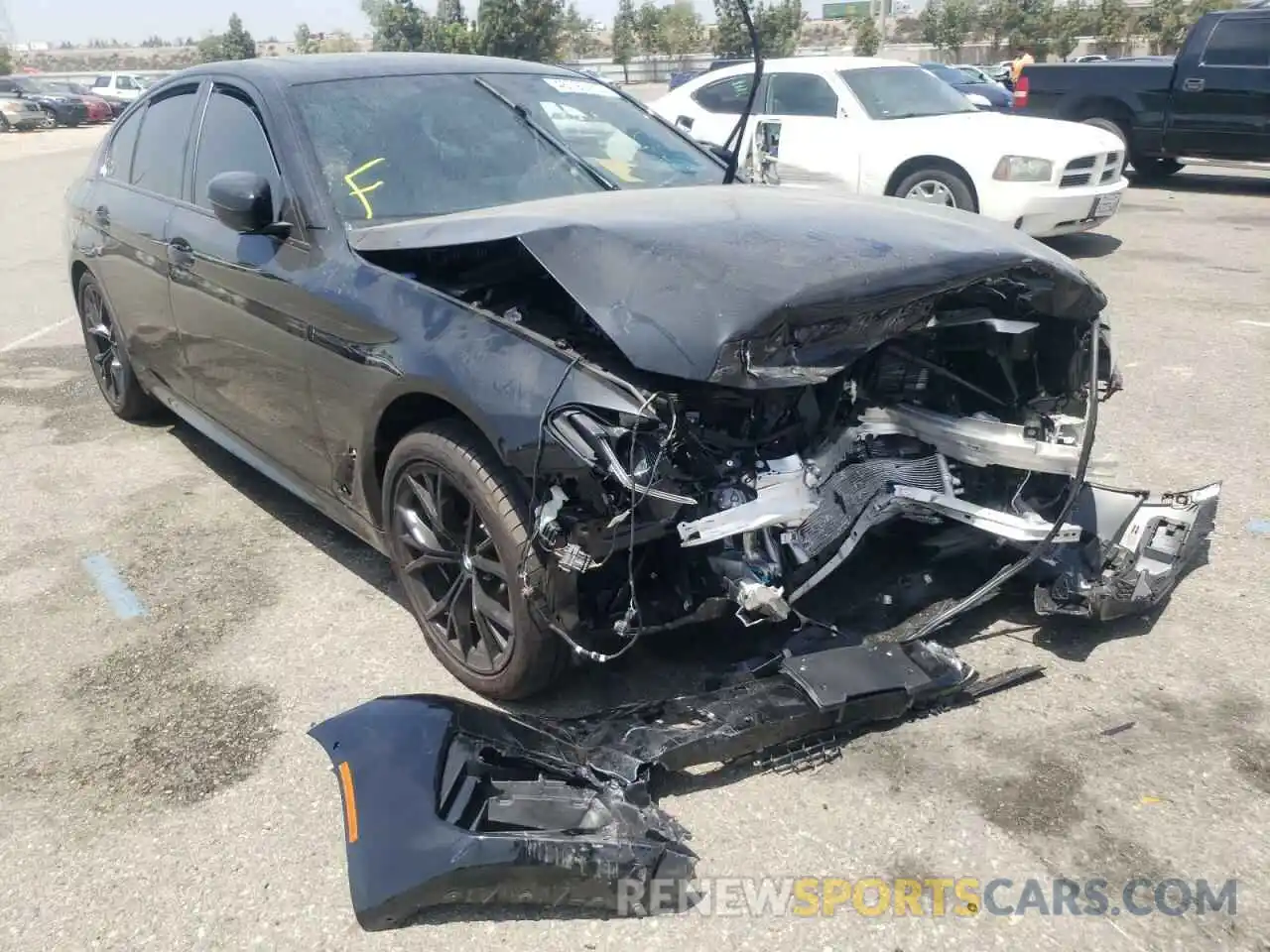 1 Photograph of a damaged car WBA53BH02NCJ20060 BMW 5 SERIES 2022