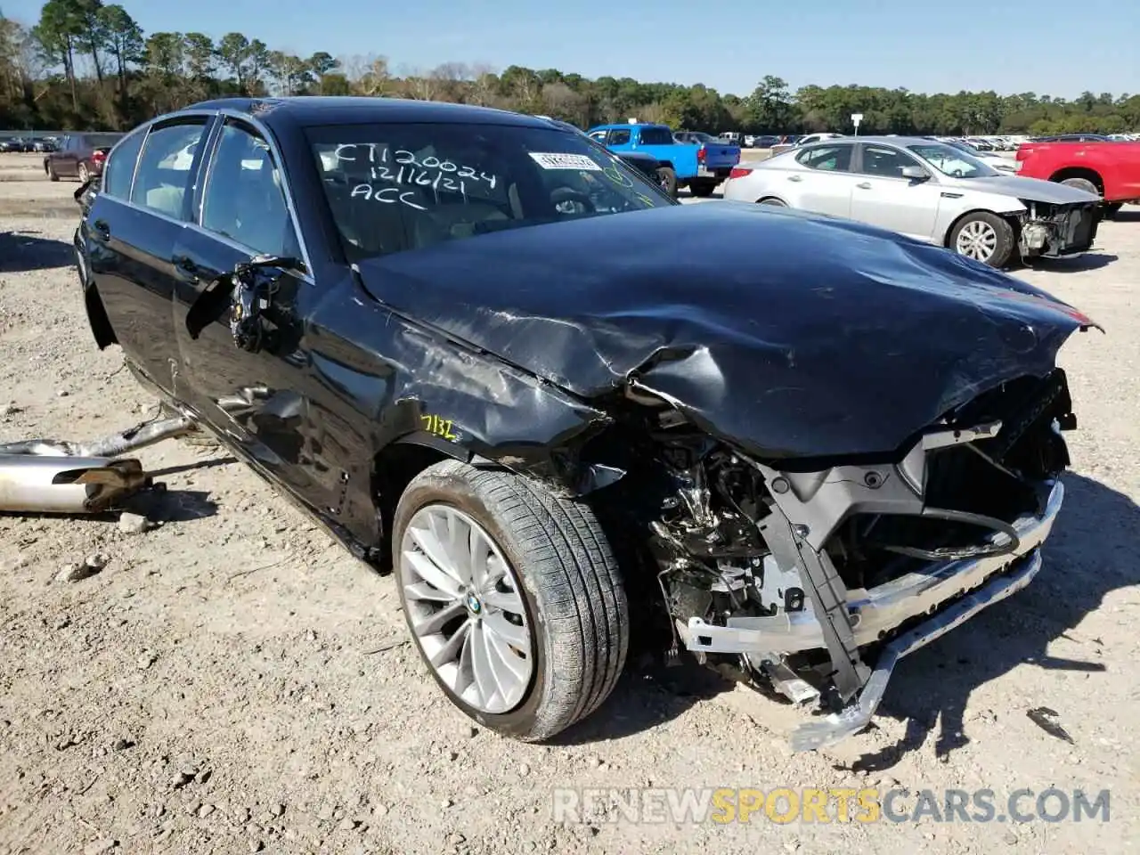 1 Photograph of a damaged car WBA53BH05NCJ23843 BMW 5 SERIES 2022