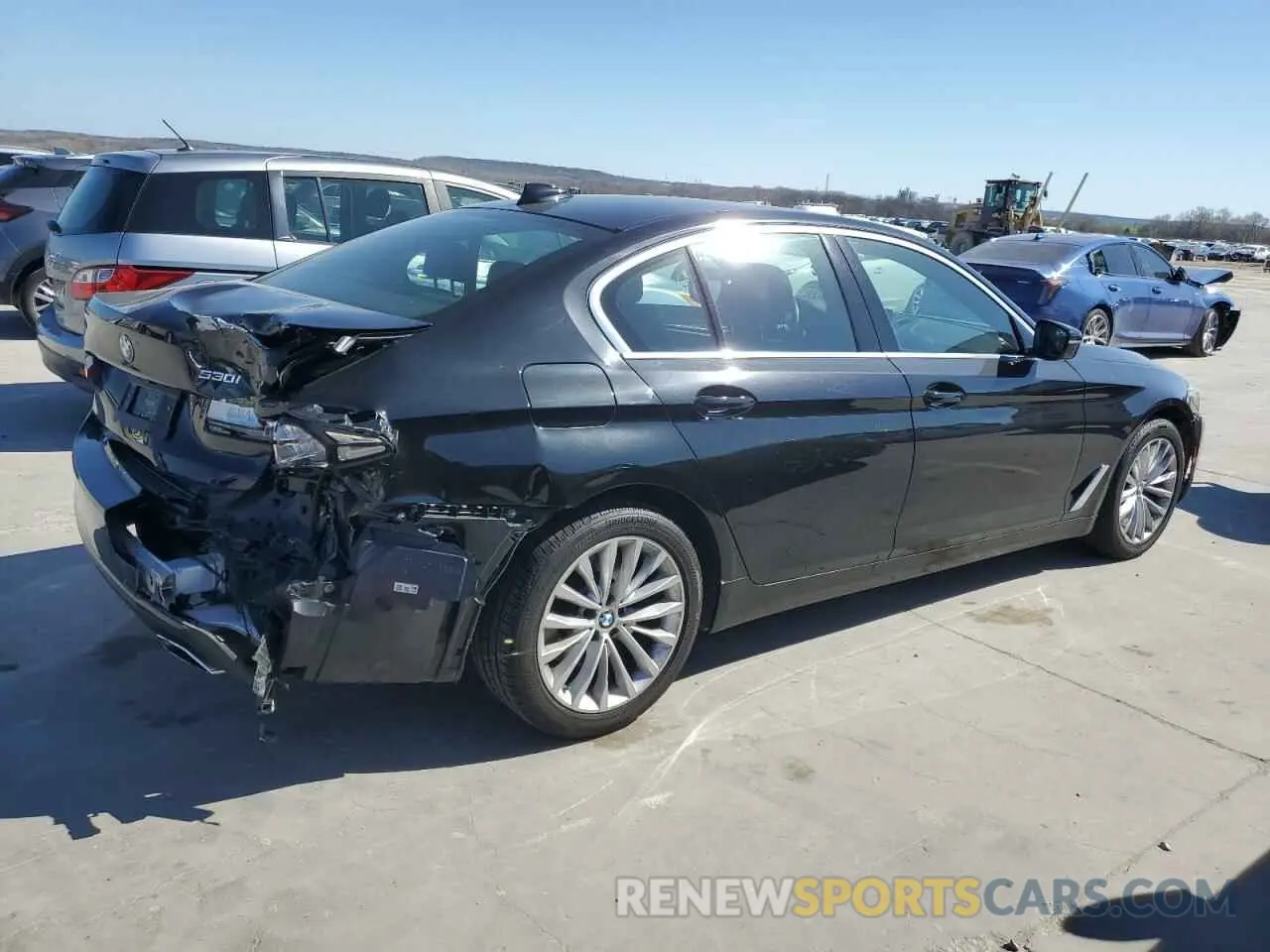 3 Photograph of a damaged car WBA53BH06NCH62168 BMW 5 SERIES 2022