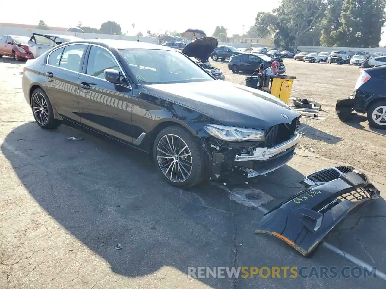 1 Photograph of a damaged car WBA53BH08NCK11026 BMW 5 SERIES 2022