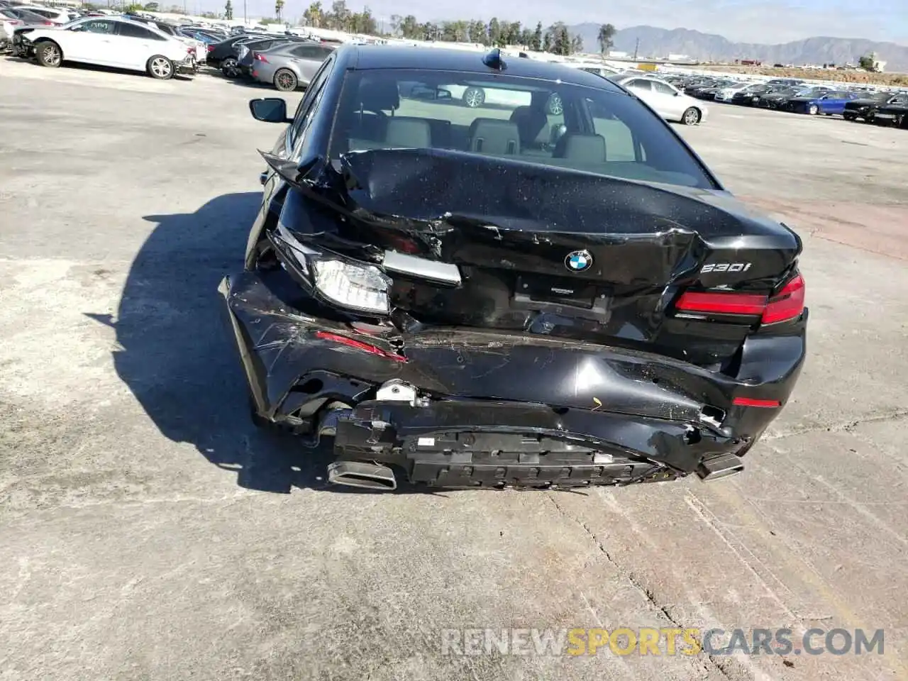 9 Photograph of a damaged car WBA53BH0XNCK08242 BMW 5 SERIES 2022