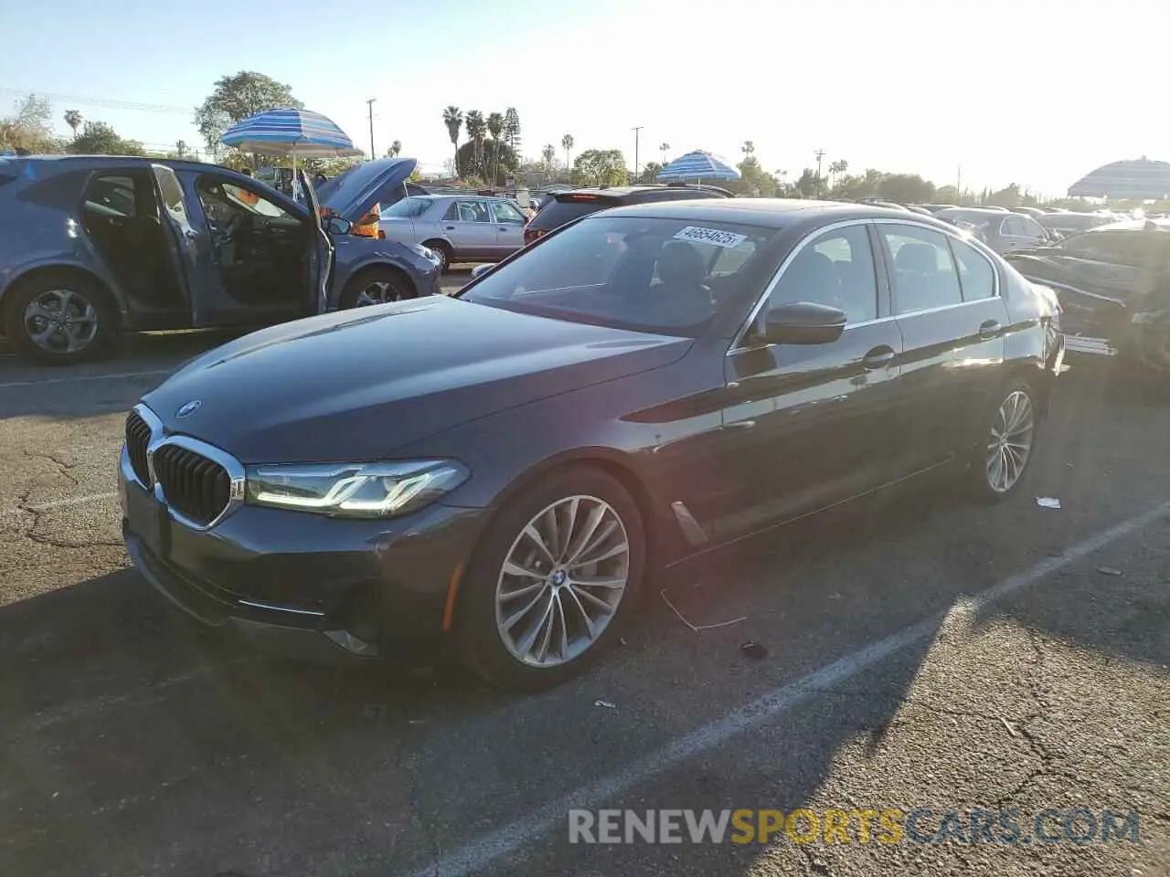 1 Photograph of a damaged car WBA53BH0XNWX38371 BMW 5 SERIES 2022
