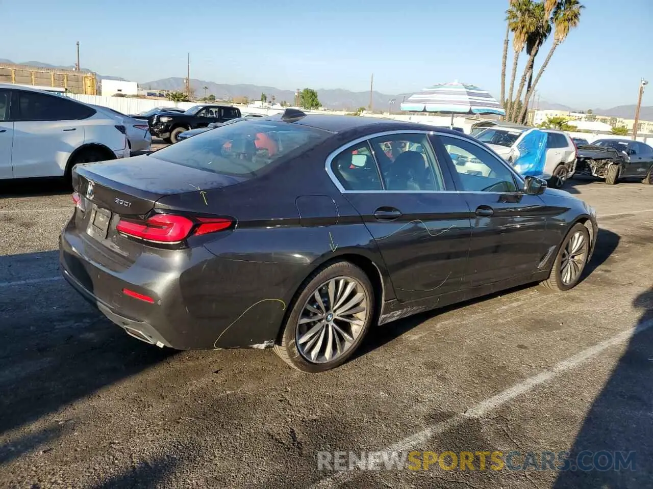 3 Photograph of a damaged car WBA53BH0XNWX38371 BMW 5 SERIES 2022