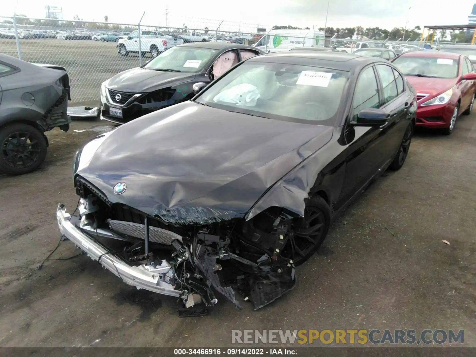 2 Photograph of a damaged car WBA53BH0XNWX54229 BMW 5 SERIES 2022