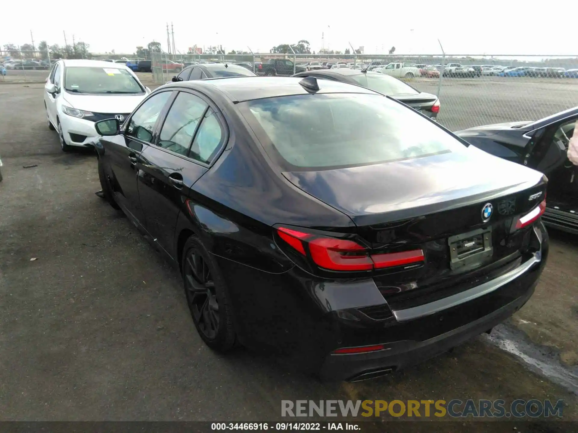 3 Photograph of a damaged car WBA53BH0XNWX54229 BMW 5 SERIES 2022