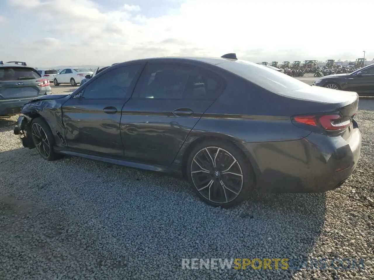 2 Photograph of a damaged car WBA53BJ01NWX52749 BMW 5 SERIES 2022
